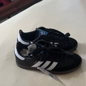 adidas Black and White Samba Casual Sneakers
